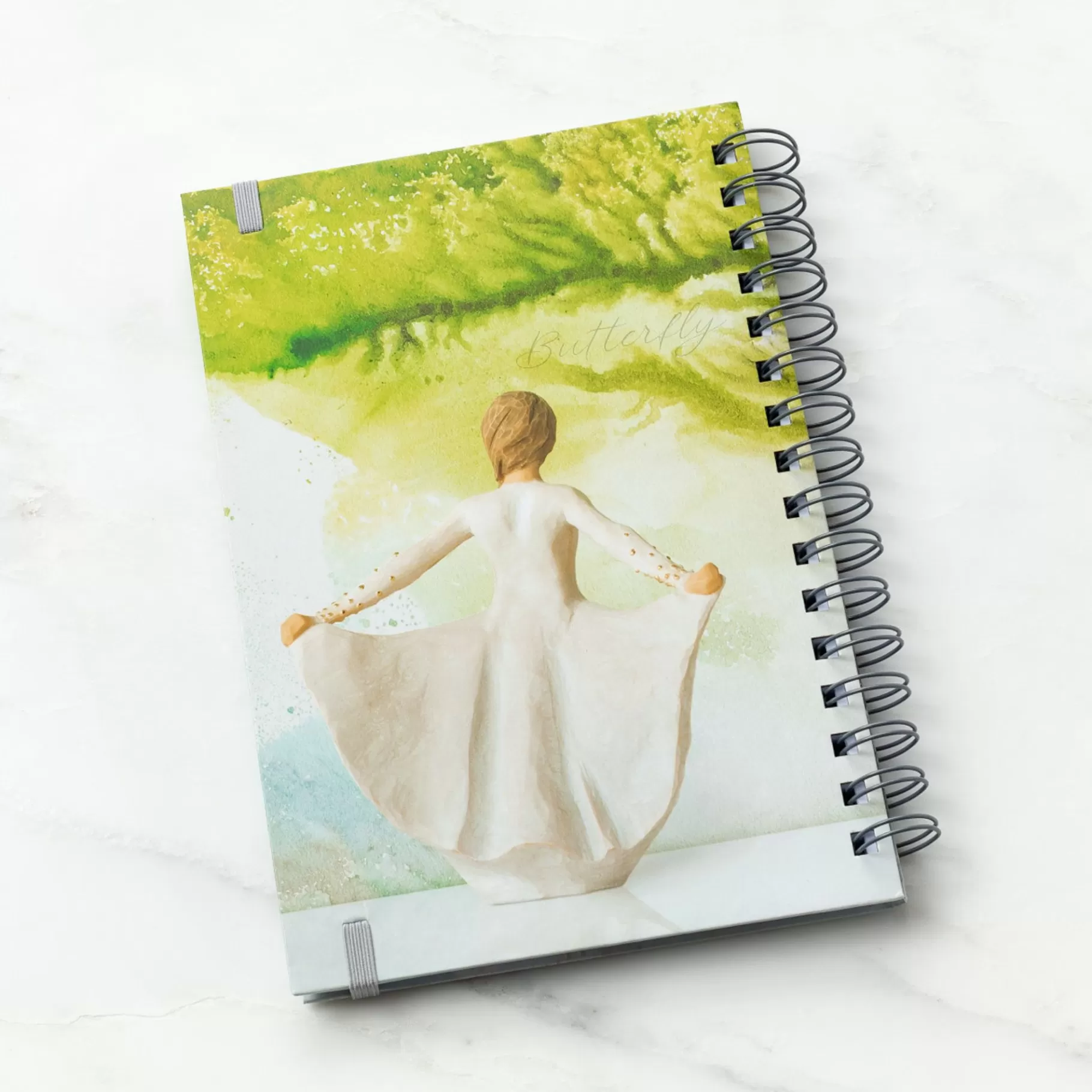 Online Willow Tree Butterfly Notebook