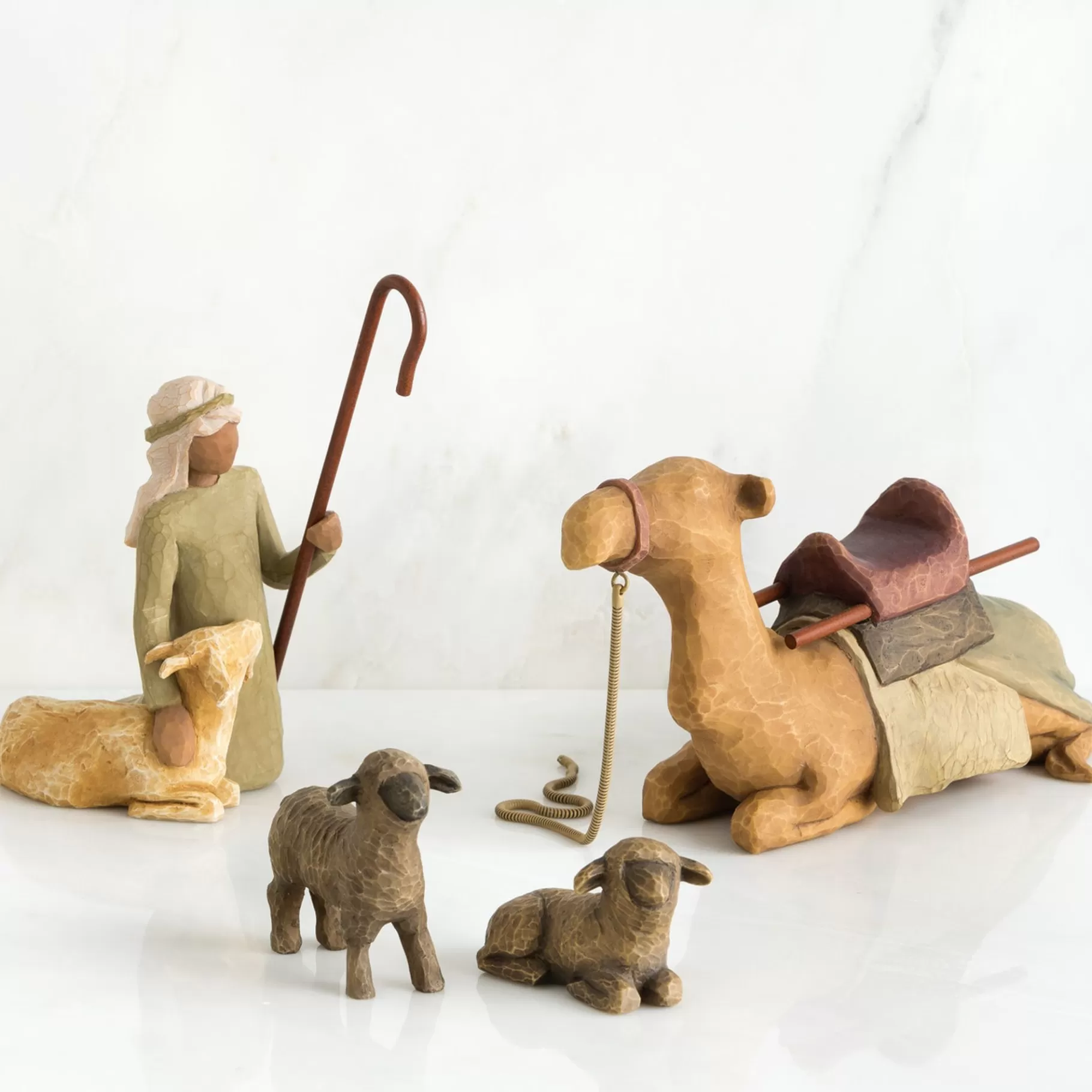 Cheap Willow Tree Shepherd And Stable Animals