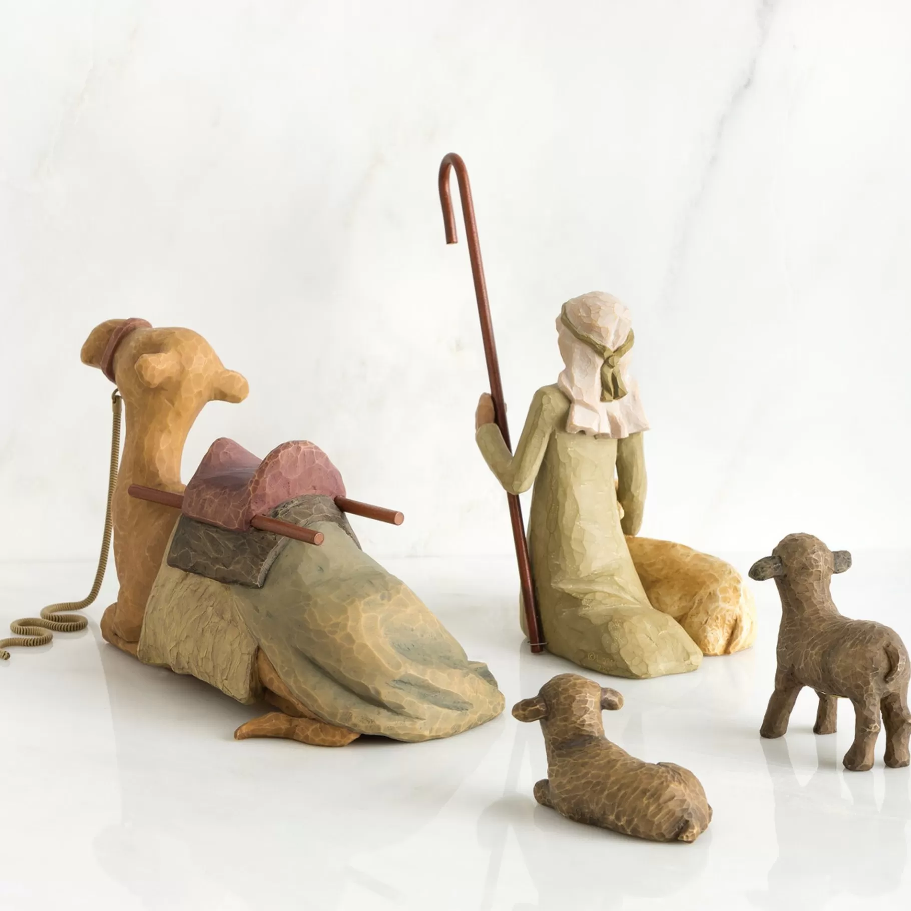 Cheap Willow Tree Shepherd And Stable Animals