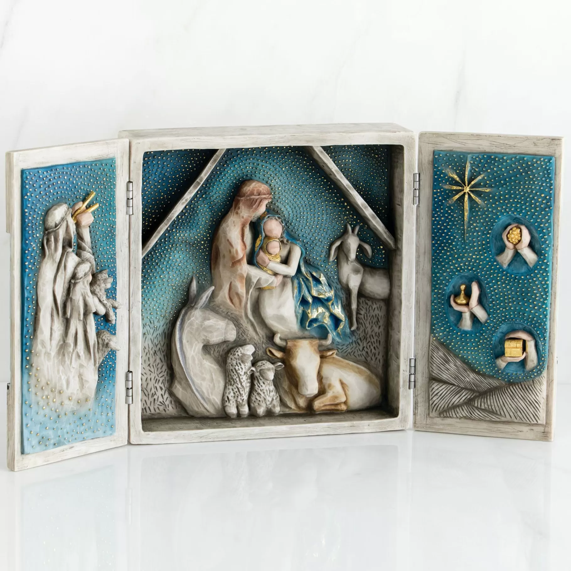 Cheap Willow Tree Starry Night Nativity