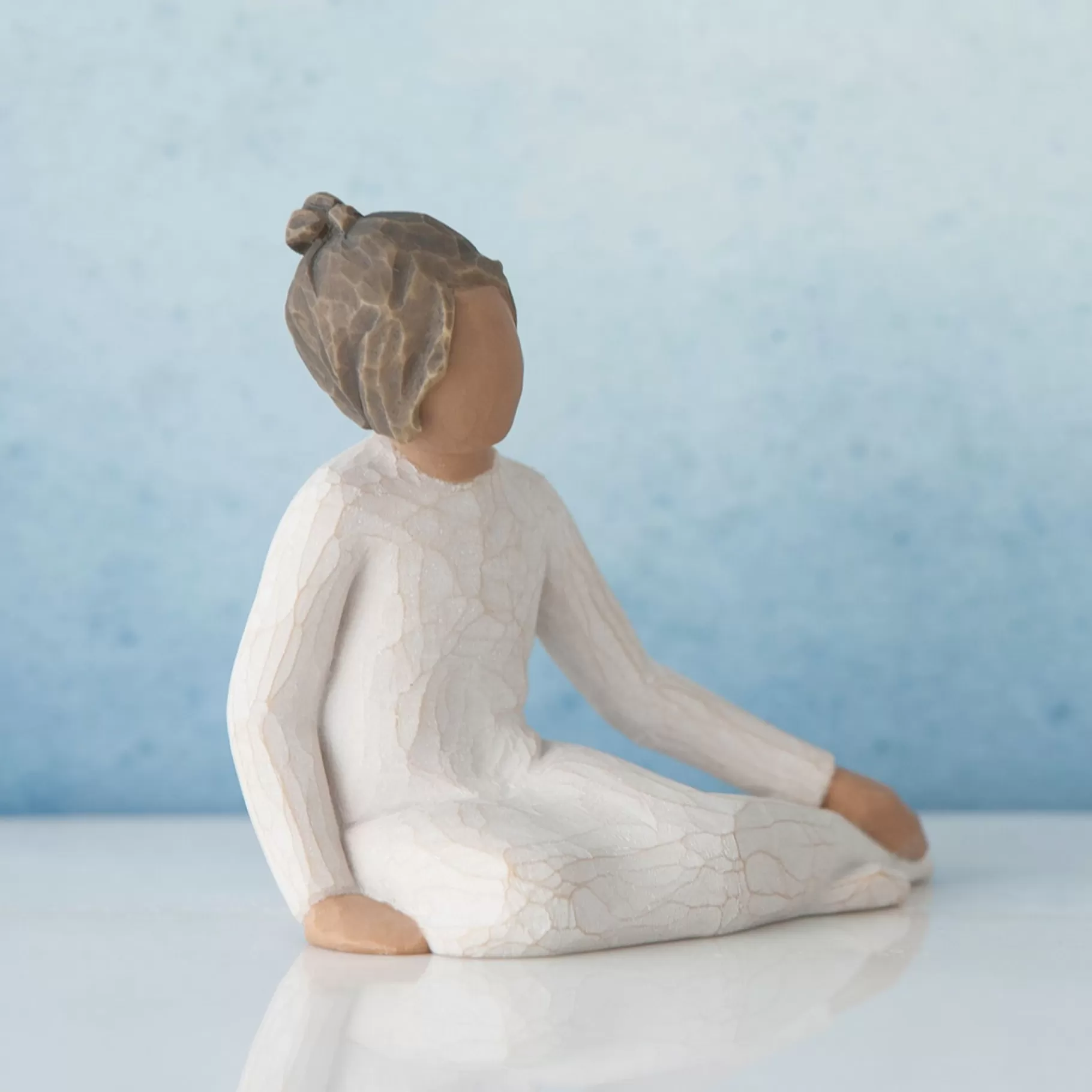 Hot Willow Tree Thoughtful Child (Darker Skin Tone And Hair Color)